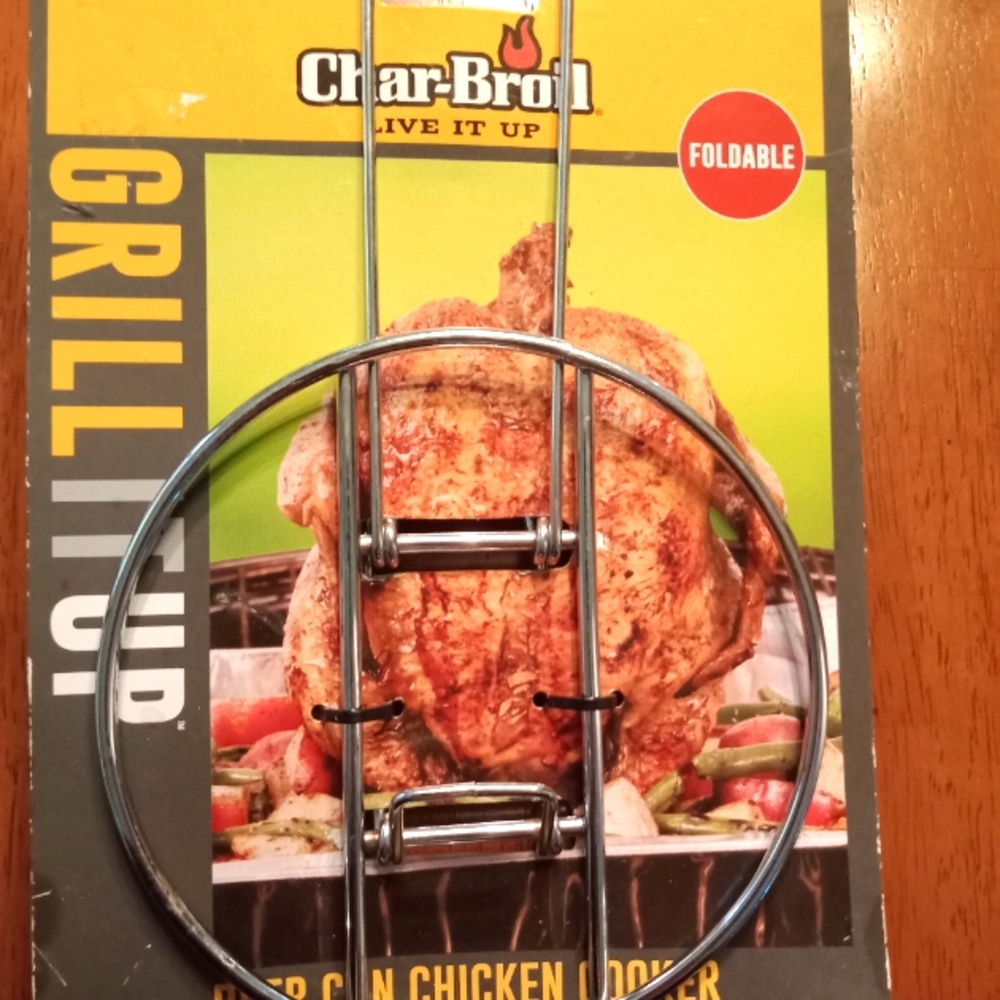 Charbroil beer can Chicken cooker
